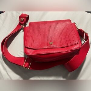 Disney Red Crossbody Bag with Silver Accents